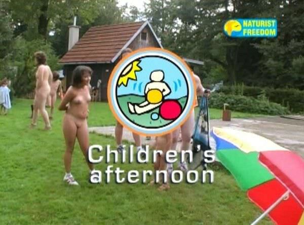 Children afternoon - Family nudism in Europe video
