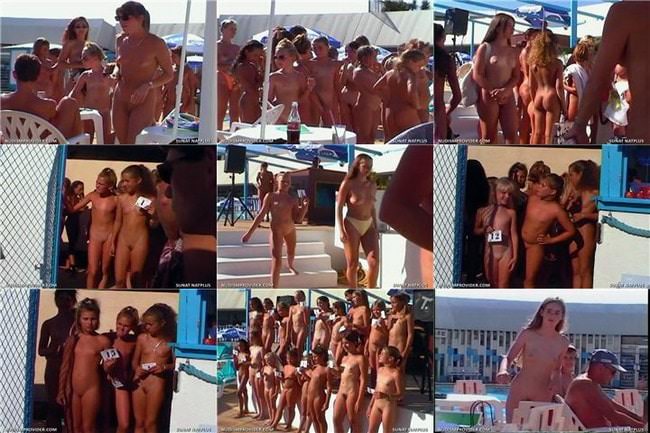 People without clothes video - Junior miss pageant France vol.9