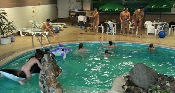 Indoor Dolphin Ride Full HD video - Naturism and nudism are a path to spiritual peace