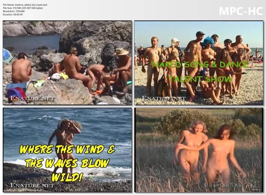 Enature - Naked royal vacation at sea - Naturism implies a life free of unnecessary problems