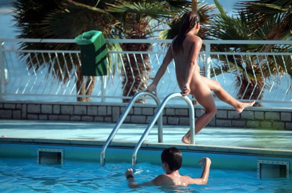 Pool Assortment Nudism Life - Naturists live in harmony with nature