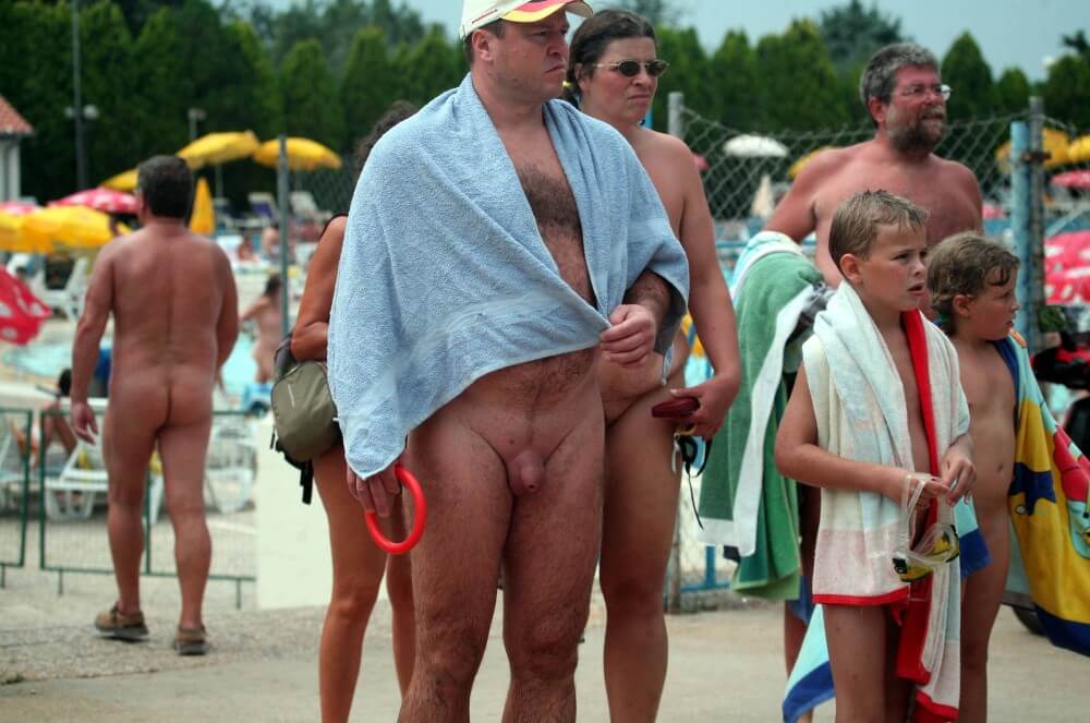 Naturist Pool Resort Exits photos - Harmony and balance are important in this nudist culture