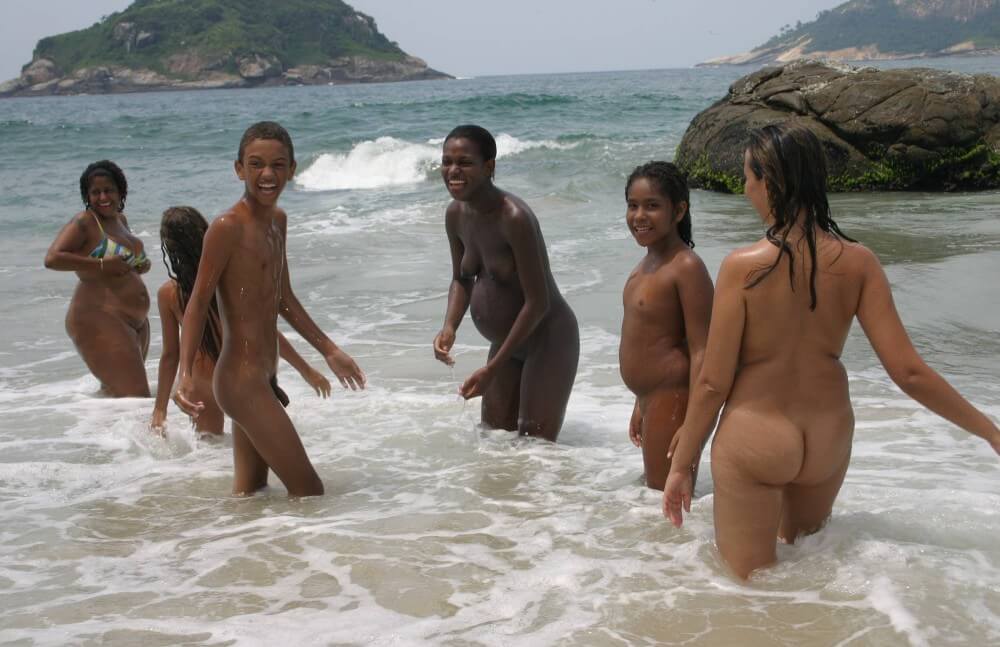 Brazils Endless Water Fun pics - Growing up on a nudist beach