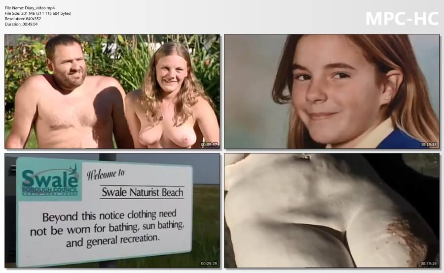Diary of a nudist video - Growing up on a nude beach