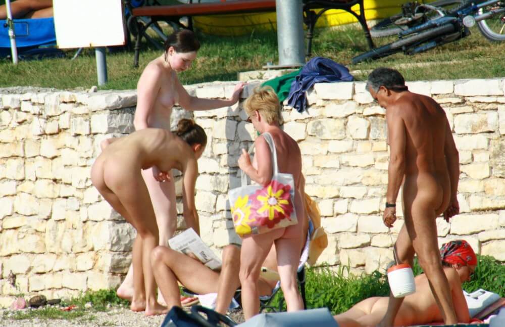 Nude Duet Girls Rail Climb Photo Set - Nudist practices help foster respect for differences and individuality