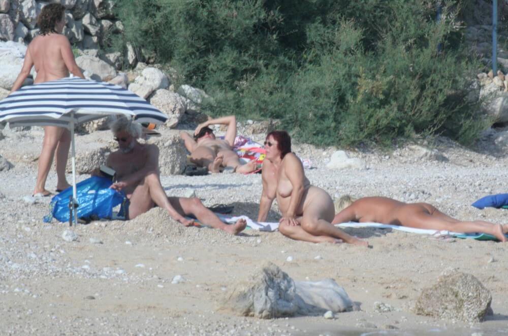 Croatian Baska Beach pics - Being naked helps one feel a sense of freedom