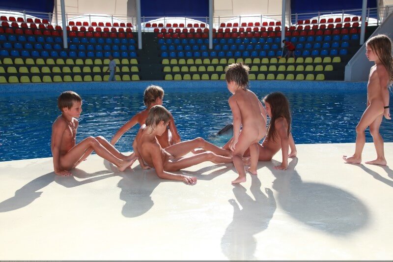 Swimming dolphins photo gallery - Nature provides inspiration and energy for the practice of naturism and nudism