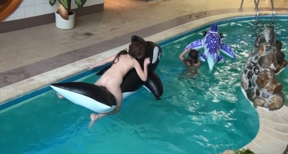 Naturism in the pool Full HD - Completely naked people on planet Earth