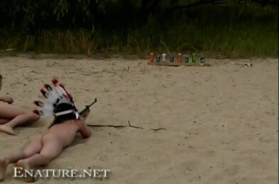 Enature - naked shoot out - In our home, we are all nudists