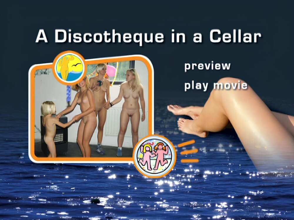 Naturist Freedom: A discotheque in a cellar - Nudity is perceived as part of natural existence and the beauty of life