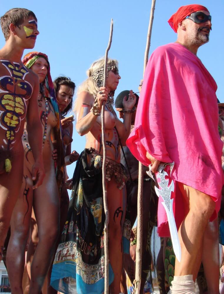 Neptune Day Mountain Top pics - People in a State of Complete Nudity