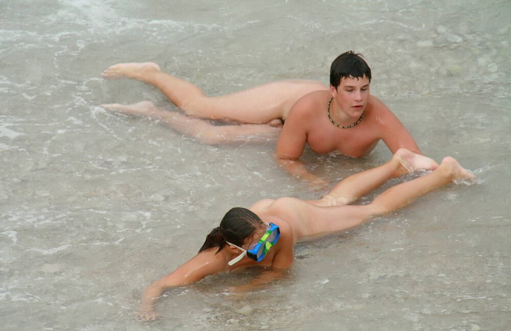 Wading In The Shallows pics - Its one thing to see nudists, but another to be a nudist yourself