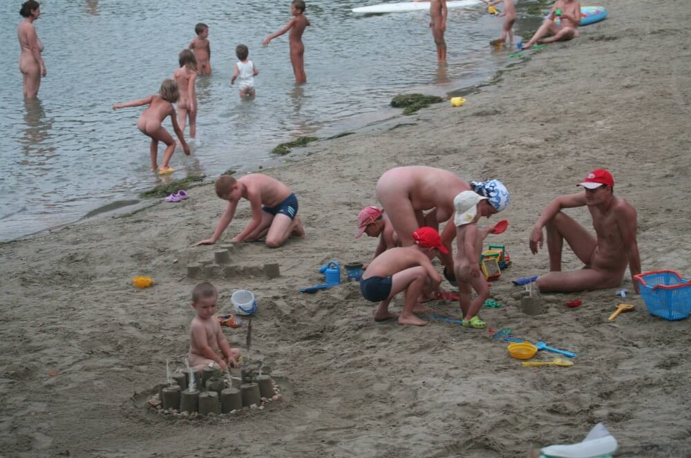 Nude Mom Nurture Series photos - Harmony and balance are important in this nudist culture