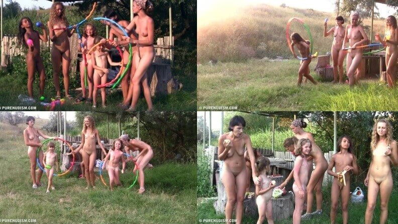 Countryside lounging 2 Full HD video - Nudists only allowed