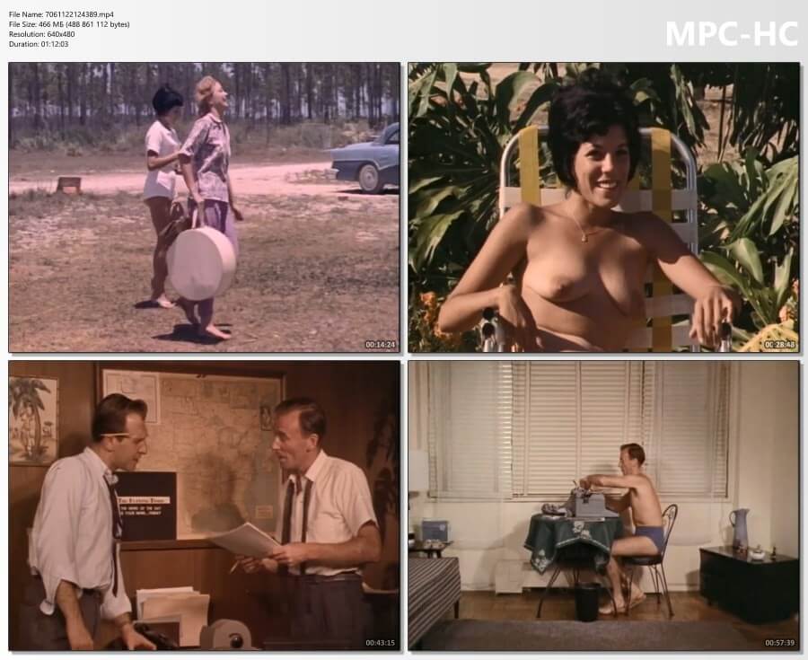 Diary of a nudist (1961) film HD - Family naturism in the modern world