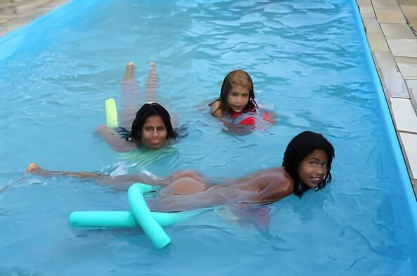 Tropic Pool Side Day - Brazil resort - Belief in oneself and ones own strengths are important qualities for practitioners of naturism and nudism