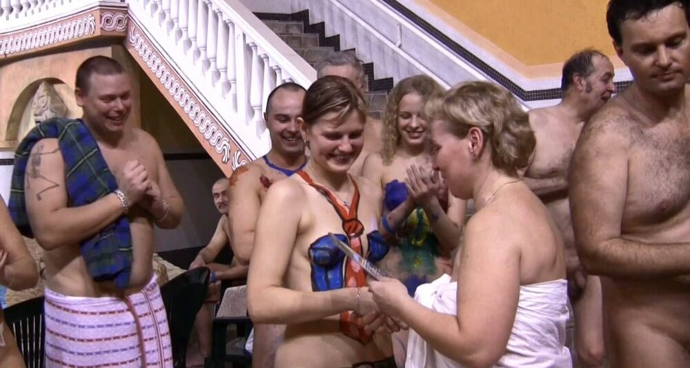 Aqua Nude Relaxation - Nudists live together in nature and in groups
