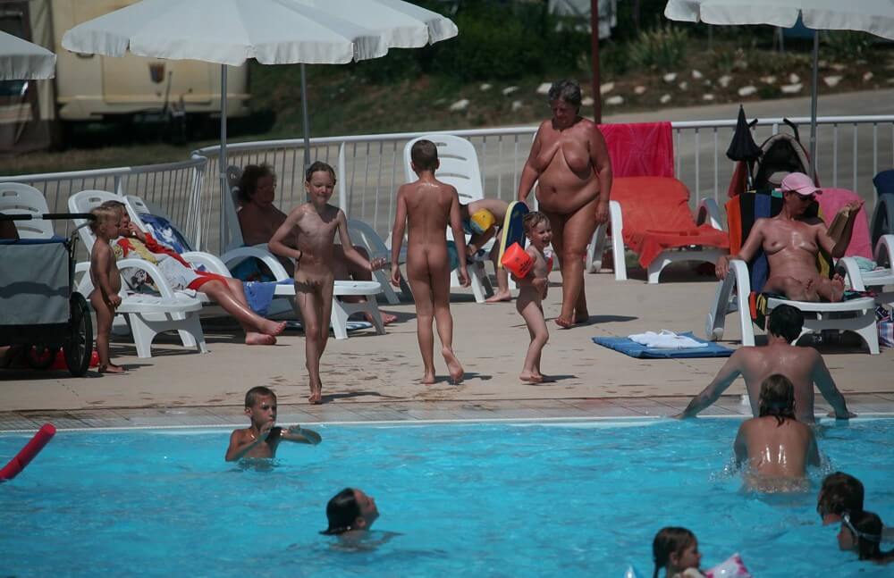 Naturist Afternoon Pool Games pics - Core values and goals of nudist clubs and organizations