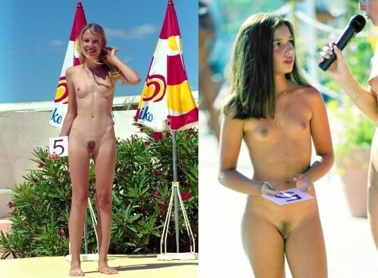 Junior Miss Pageant Beauty Contest photos - In our home, we are all nudists