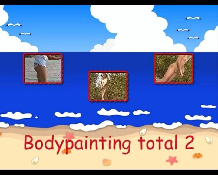 Naturistin: Bodypainting Total 2 - Home naturism in all its glory