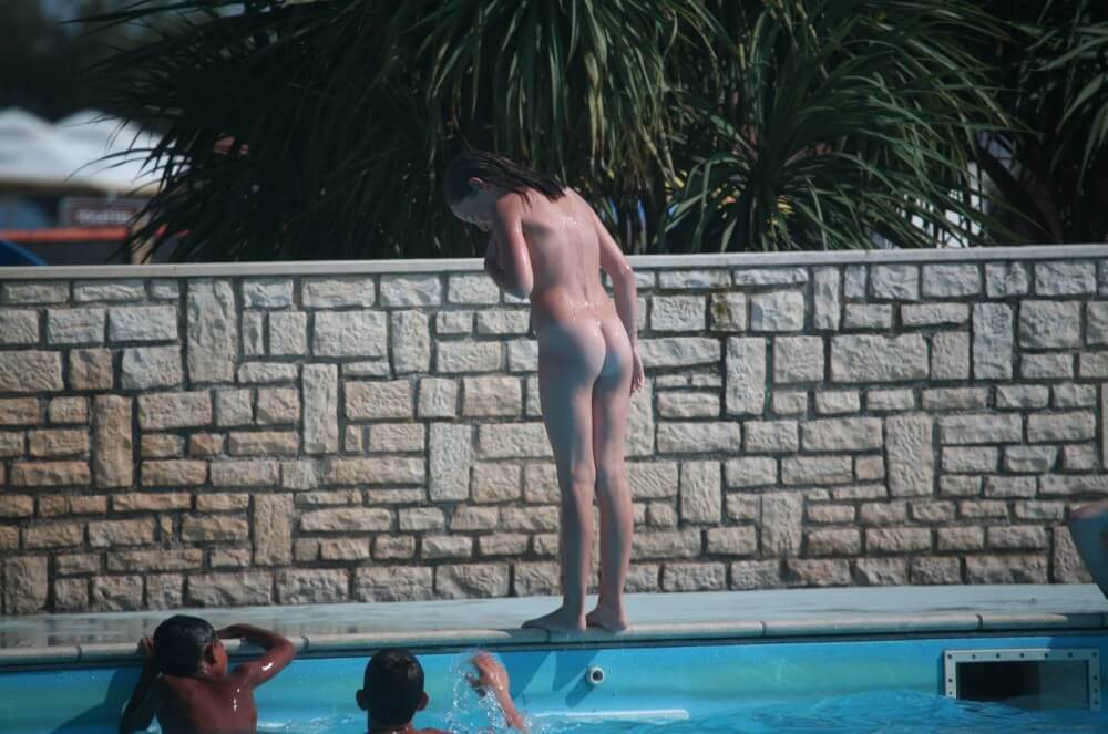 Naturist Pool-Side Singles pics - Nudity is a natural aspect of human existence