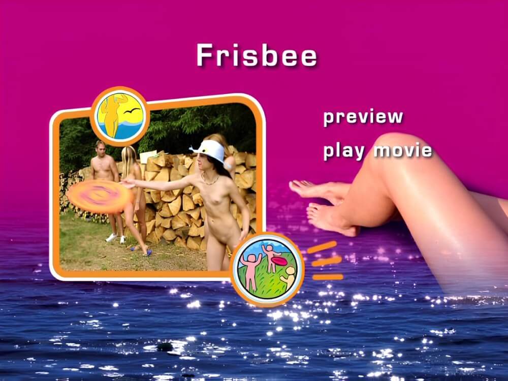 Naturist Freedom - Frisbee DVD - Nudism encourages love for nature and oneself