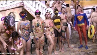 Body paint award lines Full HD - Nudism fosters trust and mutual understanding
