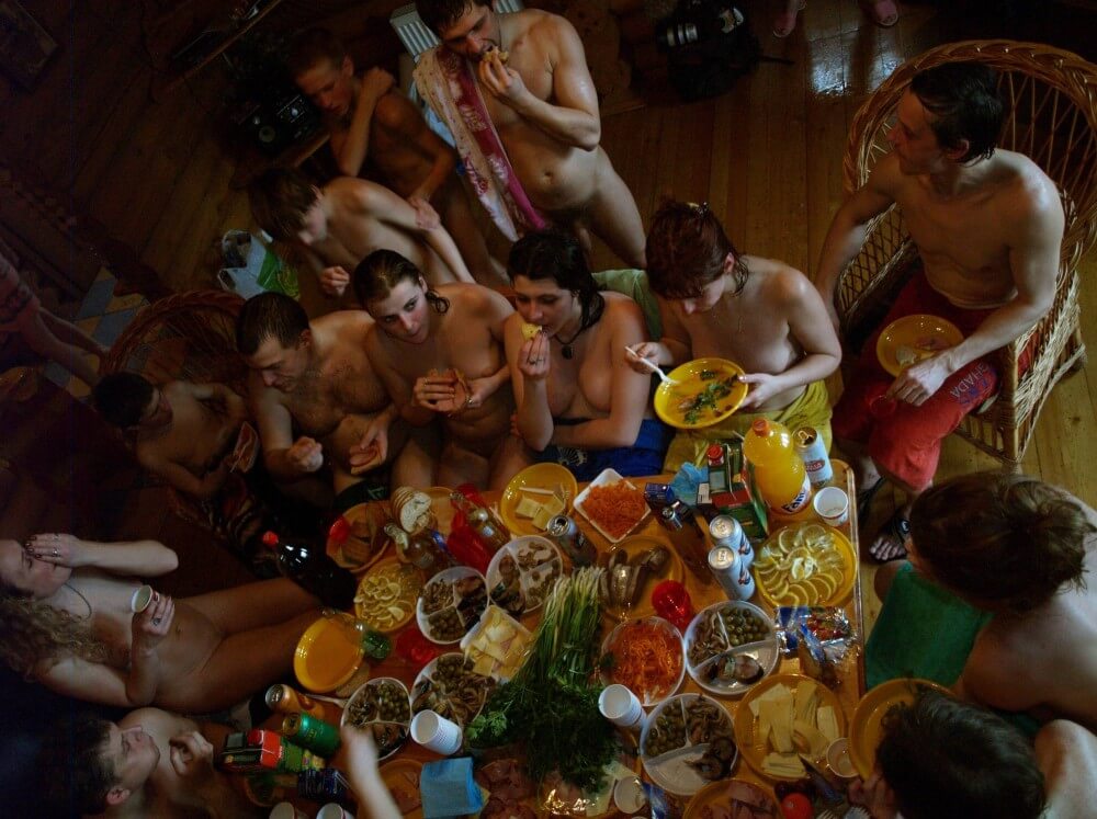 Family Valentines Dinning pics - Nudism is permitted throughout the entire territory