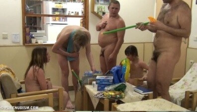Pool jacuzzi and paints Full HD - Nudism helps people overcome their insecurities