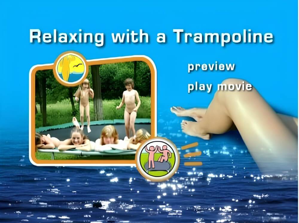 Naturist Freedom: Relaxing with a trampoline DVD - Naturism helps accept everyones differences and unique qualities