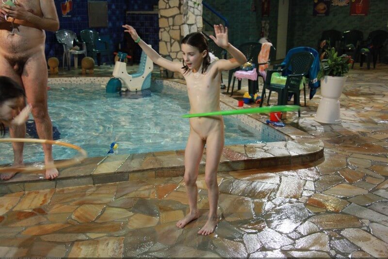 Naturist club games pool photos - Nudism means fewer complexes
