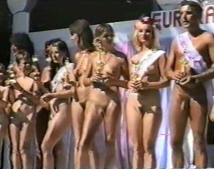 Miss Eureka 1988 video - Undressing is permissible only within ones own community