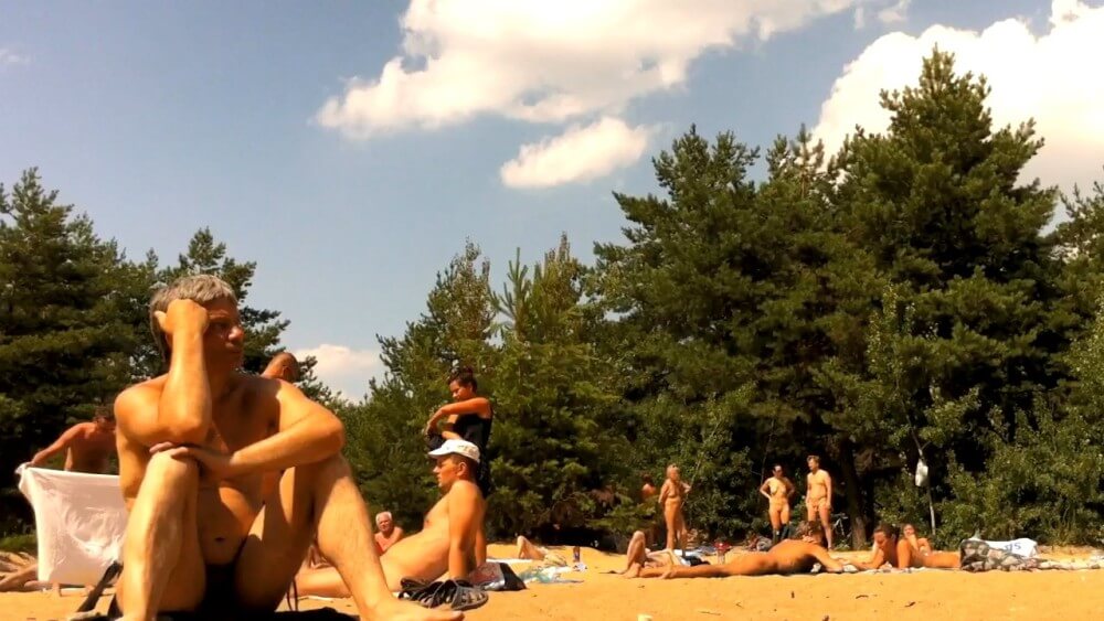 Nudist camping in the forest video HD - The nature of nudism provides strength and inspiration
