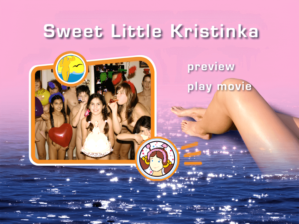 Naturist Freedom: Sweet Little Kristinka DVD - Physical freedom is important to many nudists
