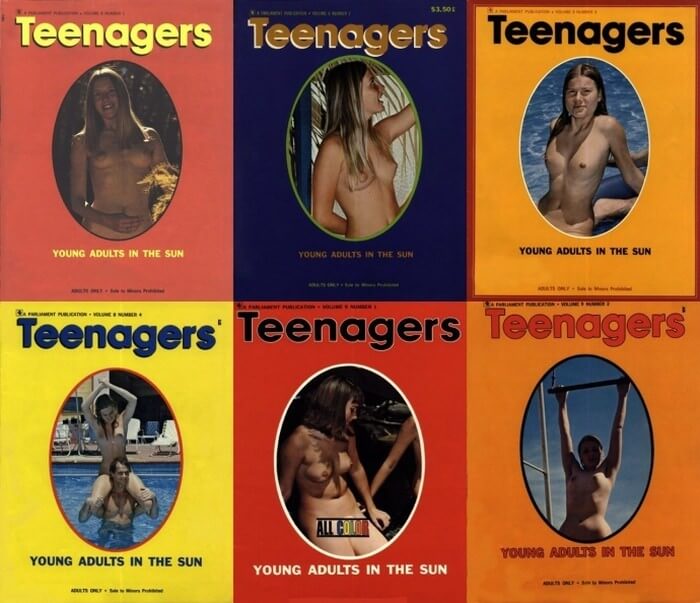 Teenagers magazines: Young adults in the sun - Nudism strengthens friendships and mutual respect among people